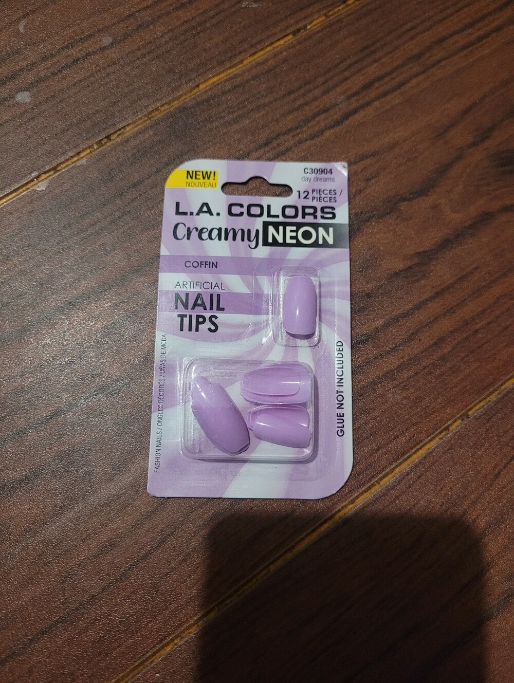 L.A. Colors Creamy Neon Artificial Nail Tips